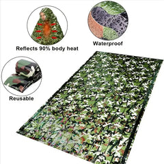 Camouflage Waterproof Insulation Survival Sleeping Bag