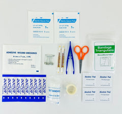 Compact Red Survival First Aid Kit (80g)