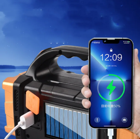 Solar Dual-Head Emergency Light