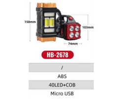 Solar Dual-Head Emergency Light